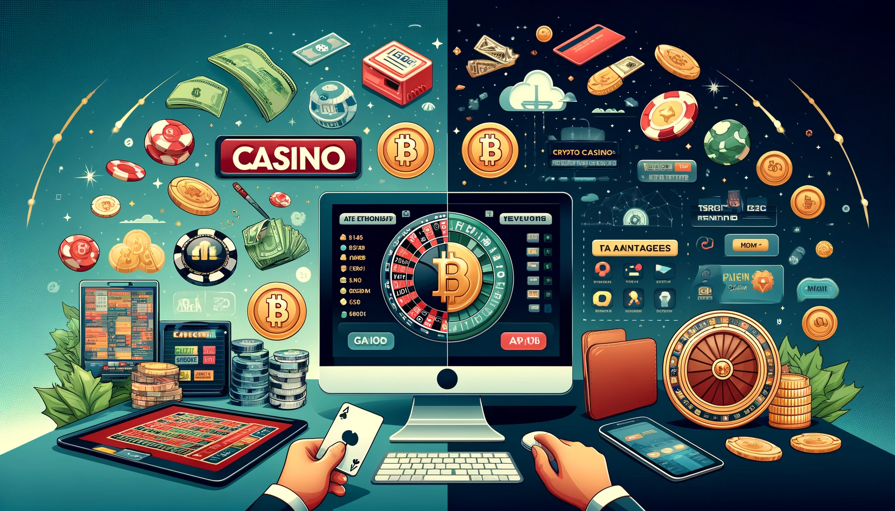 Crypto casinos vs online casinos