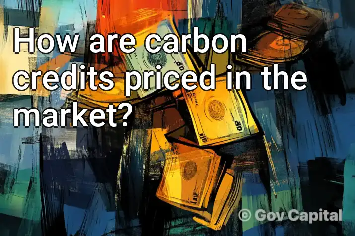 How are carbon credits priced in the market?