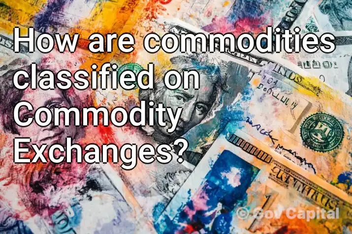 How are commodities classified on Commodity Exchanges?