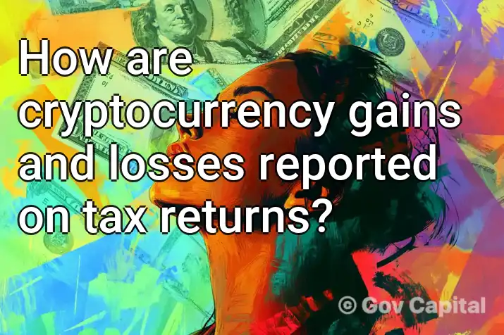 How are cryptocurrency gains and losses reported on tax returns?