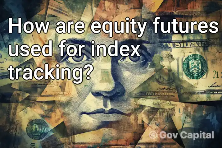 How are equity futures used for index tracking?