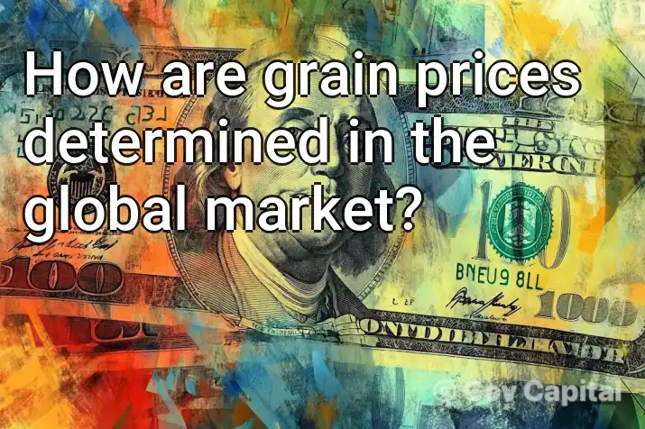 How are grain prices determined in the global market?