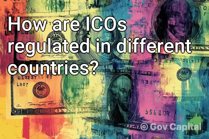 How are ICOs regulated in different countries?