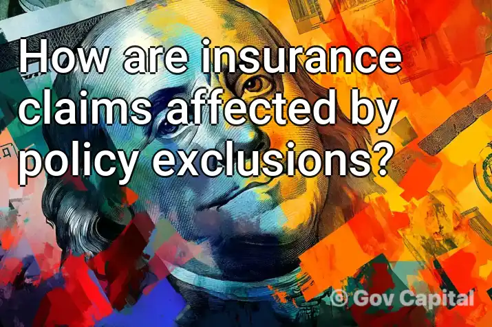 How are insurance claims affected by policy exclusions?