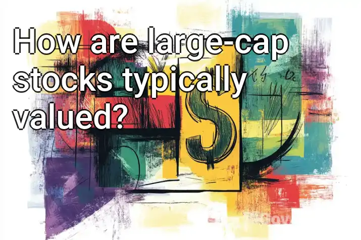 How are large-cap stocks typically valued?