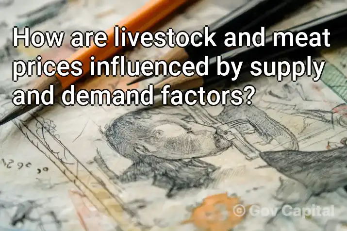 How are livestock and meat prices influenced by supply and demand factors?