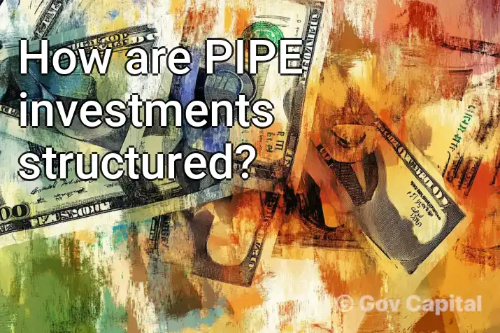 How are PIPE investments structured?