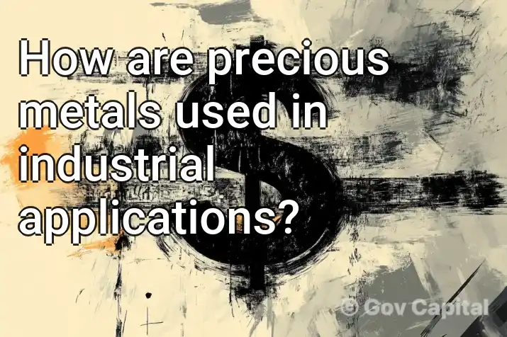 How are precious metals used in industrial applications?