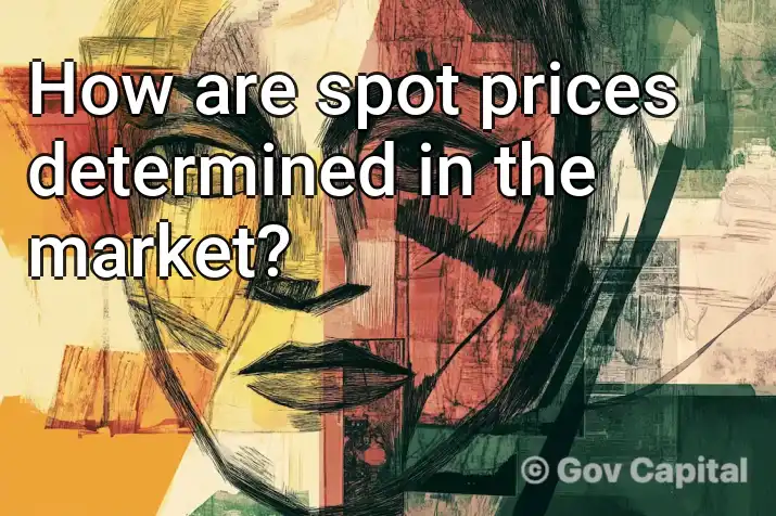 How are spot prices determined in the market?