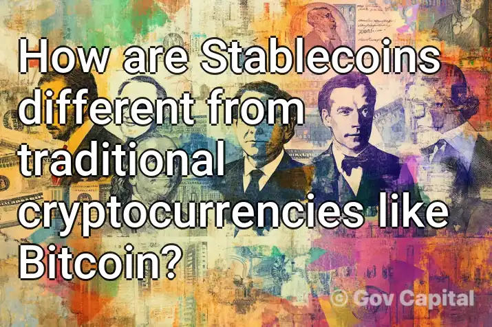 How are Stablecoins different from traditional cryptocurrencies like Bitcoin?