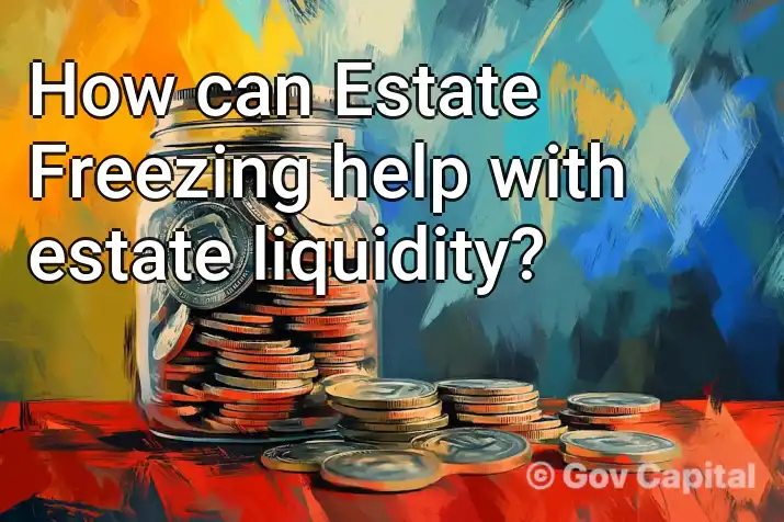 How can Estate Freezing help with estate liquidity?