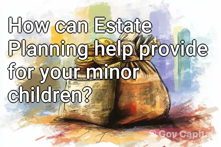 How can Estate Planning help provide for your minor children?