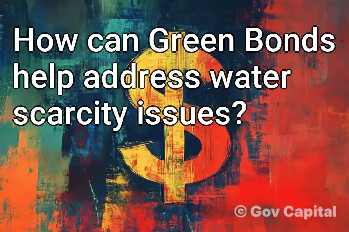 How can Green Bonds help address water scarcity issues?