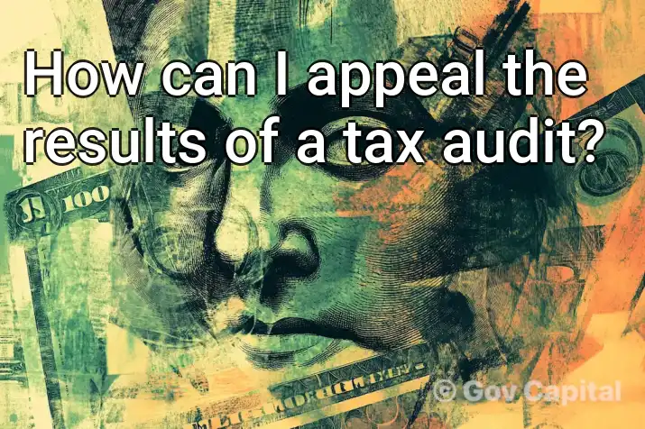 How can I appeal the results of a tax audit?