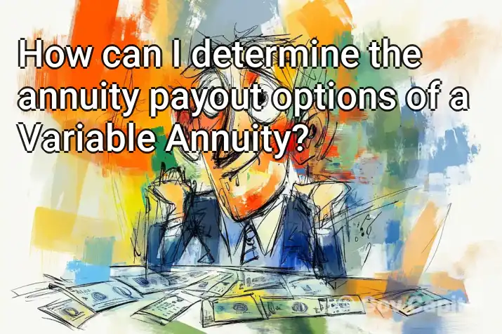 How can I determine the annuity payout options of a Variable Annuity?