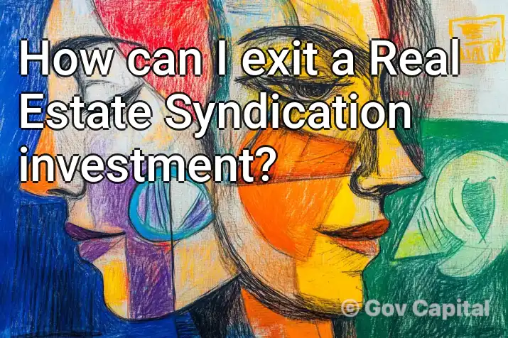 How can I exit a Real Estate Syndication investment?