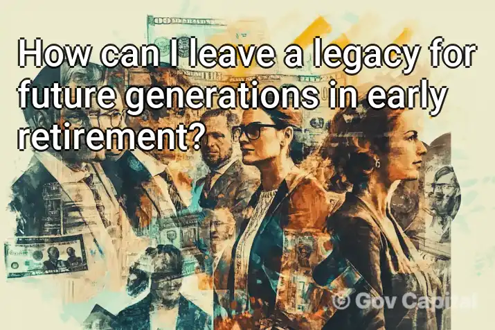 How can I leave a legacy for future generations in early retirement?