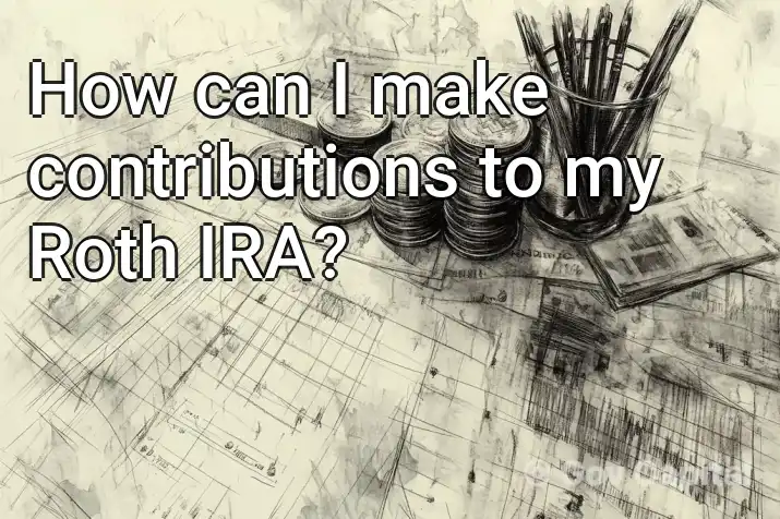 How can I make contributions to my Roth IRA?