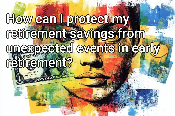 How can I protect my retirement savings from unexpected events in early retirement?