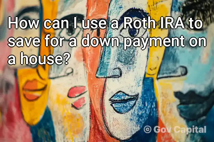 How can I use a Roth IRA to save for a down payment on a house?