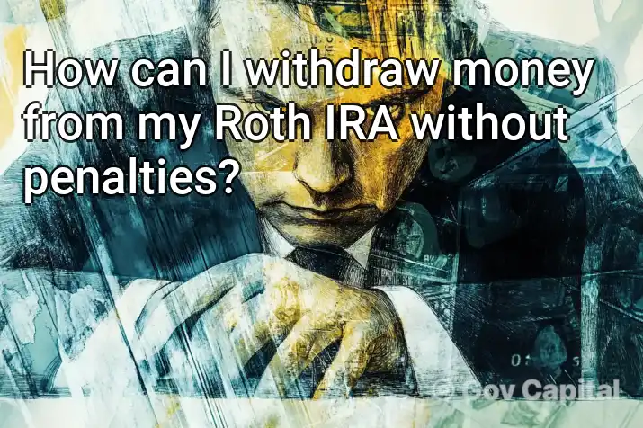 How can I withdraw money from my Roth IRA without penalties?