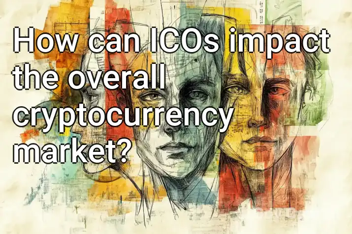 How can ICOs impact the overall cryptocurrency market?