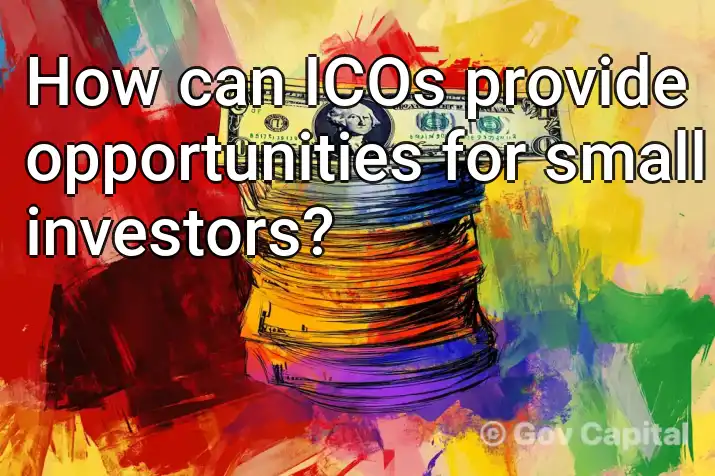 How can ICOs provide opportunities for small investors?